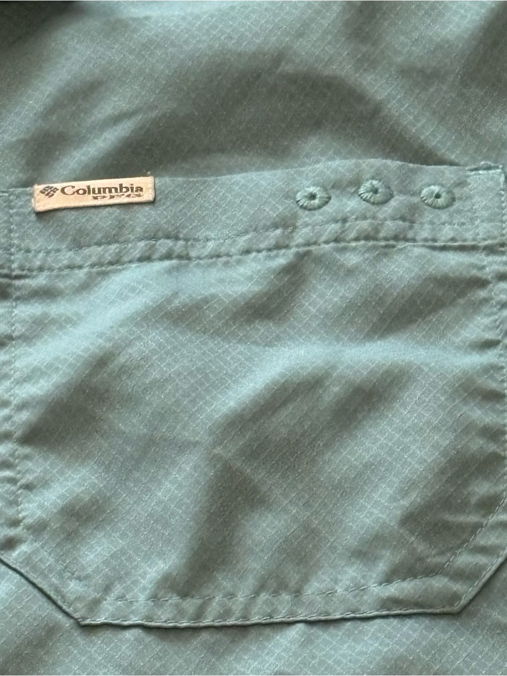 Columbia PFG Omni‑Shade Ripstop Fishing Shirt – Men’s Large